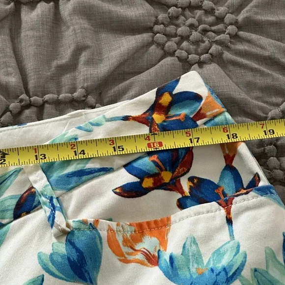 Lands’ End, pants NWOT mid rise straight leg size 12P 🧡💙 - Picture 11 of 11